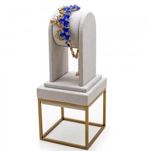 Custom jewelry display metal stand 