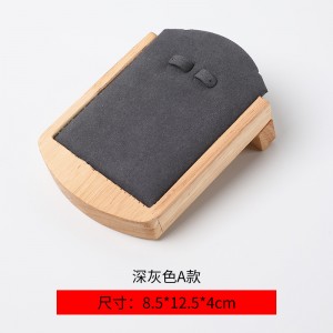 Wholesale wooden with microfiber Jewelry display 