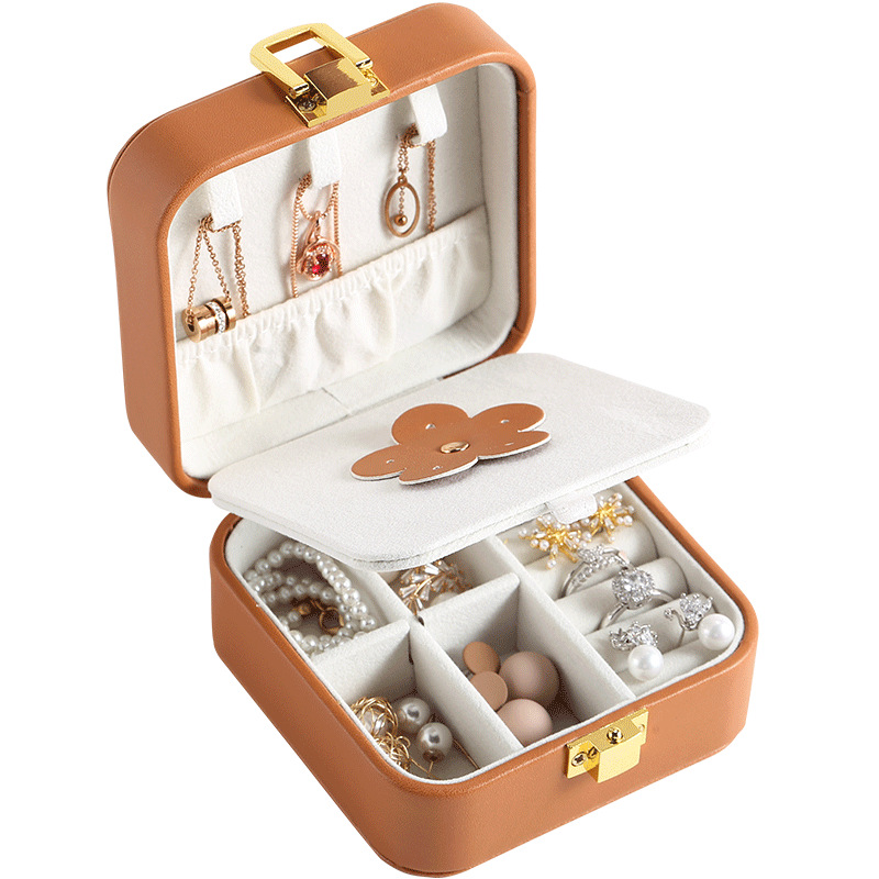 Pumpkin color Jewelry storage box wholesale