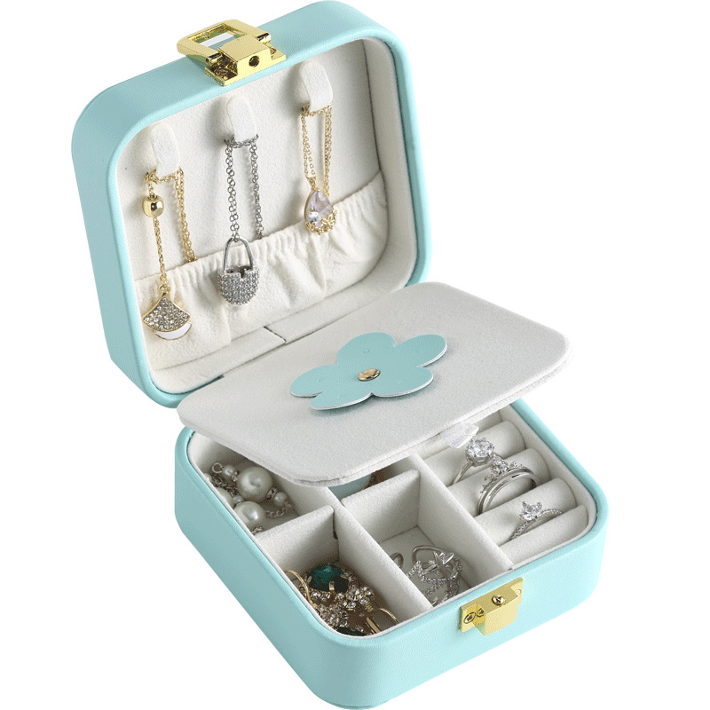 Blue color Jewelry storage box wholesale