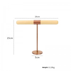 Creative New Jewelry Props Display Bracket Custom Metal and leather Jewelry Display Stand