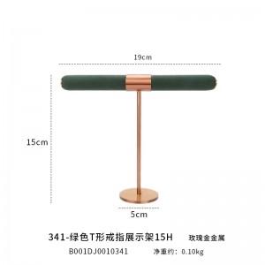 Creative New Jewelry Props Display Bracket Custom Metal and leather Jewelry Display Stand