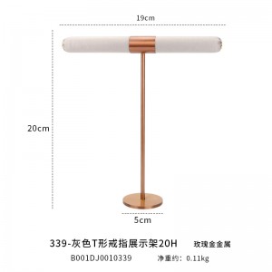 Creative New Jewelry Props Display Bracket Custom Metal and leather Jewelry Display Stand