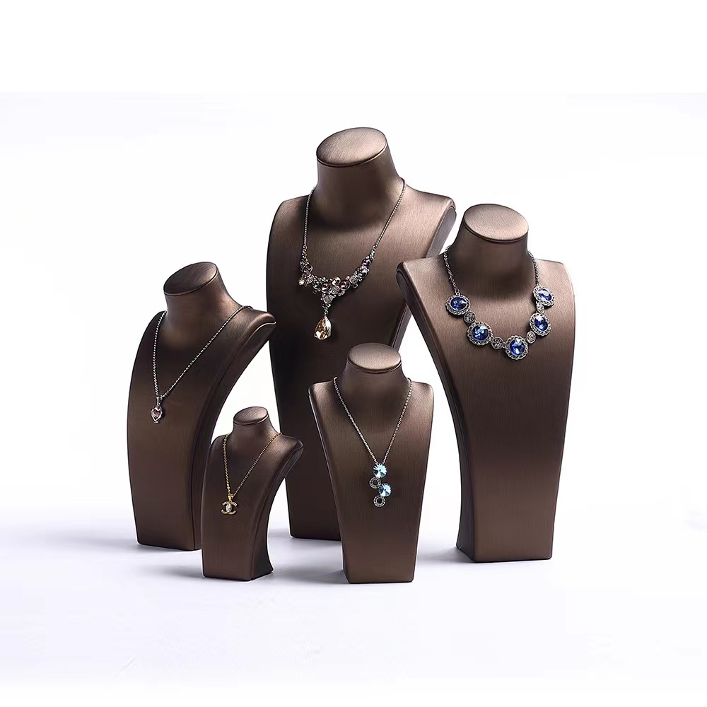 PU Leather with MDF jewelry displays wholesale