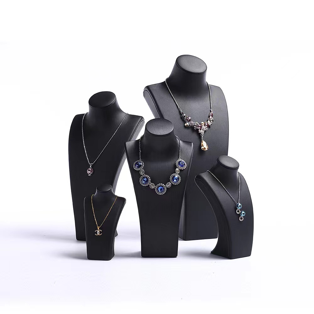 PU Leather with MDF jewelry displays wholesale